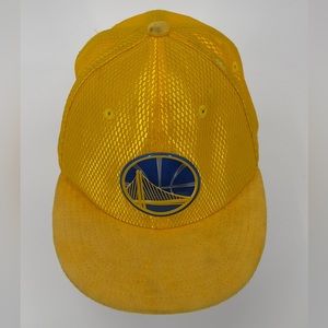 New Era 9Fifty Snap Adjustable Cap NBA Team Golden State Warriors Shiny Gold